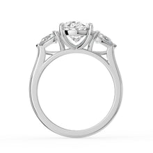 The Vivienne Ring - Oval and Pear Trilogy