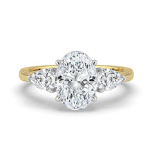 The Vivienne Ring - Oval and Pear Trilogy