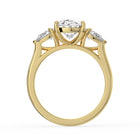The Vivienne Ring - Oval and Pear Trilogy