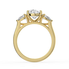 The Vivienne Ring - Oval and Pear Trilogy