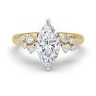 The Aurora Ring - Marquise with Round Brilliant Accents