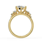 The Aurora Ring - Marquise with Round Brilliant Accents