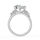 The Aurora Ring  - Round with Round Brilliant Accents