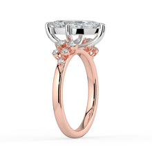 The Aurora Ring - Marquise with Round Brilliant Accents
