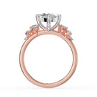 The Aurora Ring - Marquise with Round Brilliant Accents