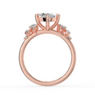 The Aurora Ring - Marquise with Round Brilliant Accents