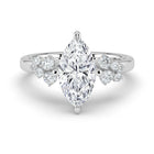 The Aurora Ring - Marquise with Round Brilliant Accents