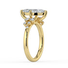 The Aurora Ring - Marquise with Round Brilliant Accents