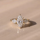 The Vivienne Ring — Marquise and Pear Trilogy Lab-Grown Diamond Engagement Ring | The Jewel Concierge