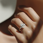 The Vivienne Ring - Oval and Pear Trilogy