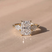 The Vivienne Ring — Radiant and Pear Trilogy Lab-Grown Diamond Engagement Ring | The Jewel Concierge
