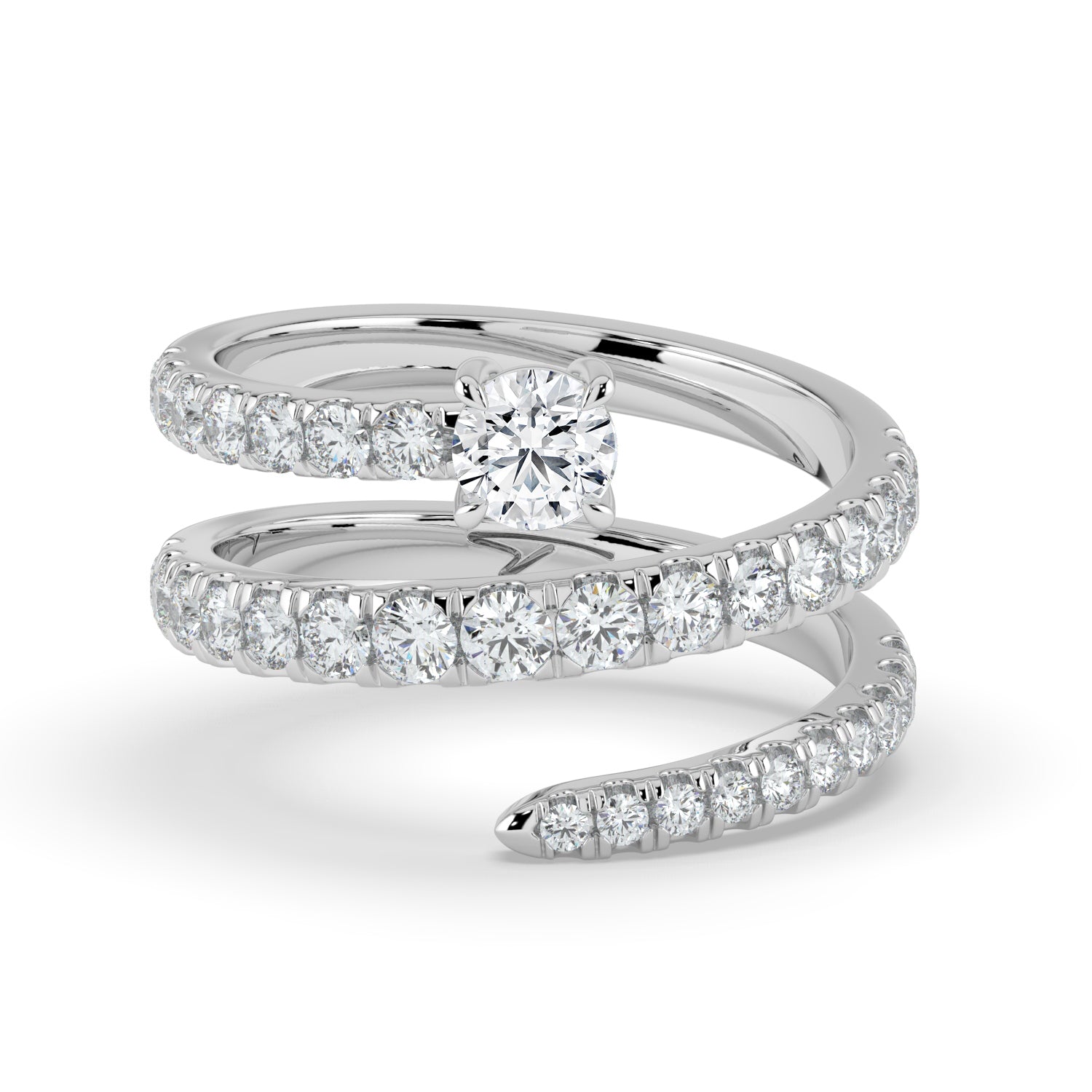 The Noa Ring - Diamond Wrap