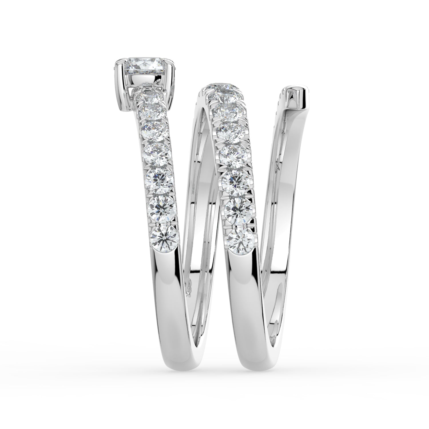 The Noa Ring - Diamond Wrap