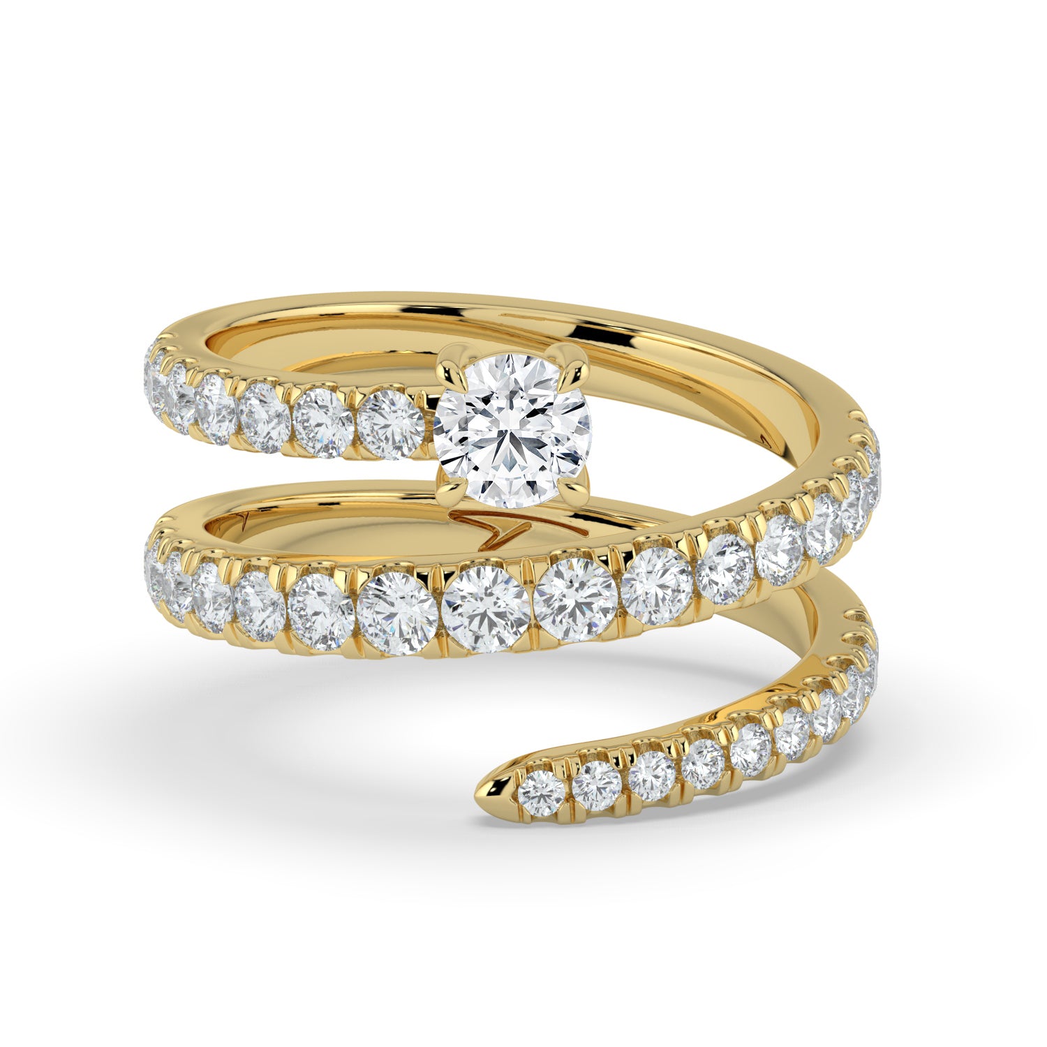 The Noa Ring - Diamond Wrap