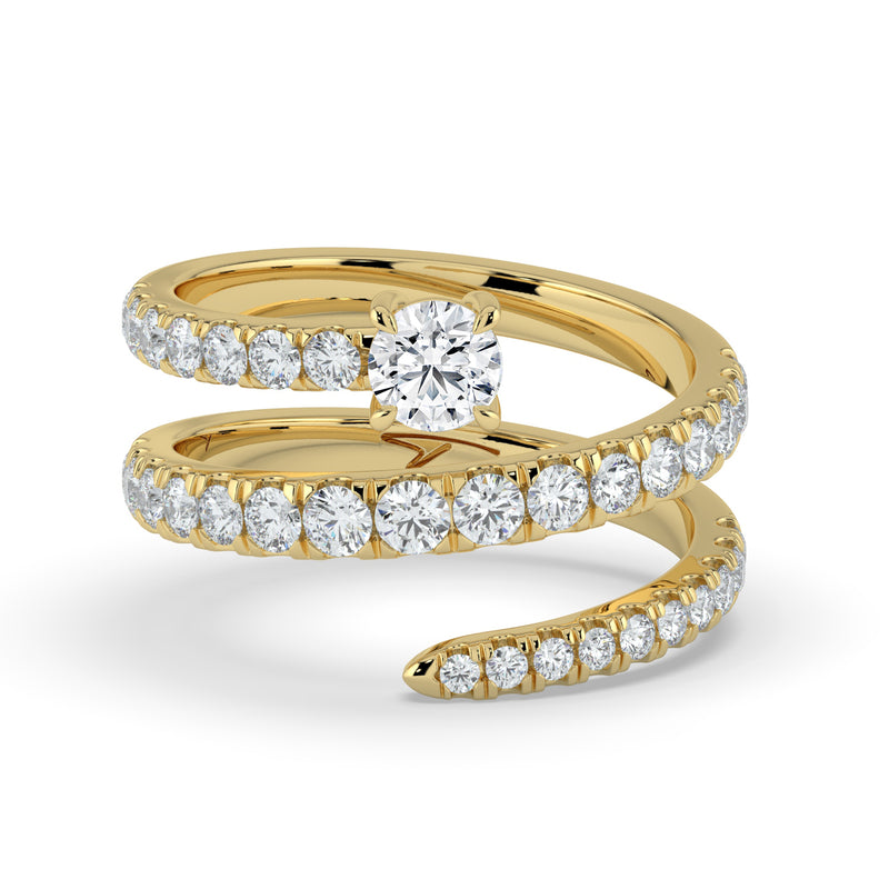 The Noa Ring - Diamond Wrap