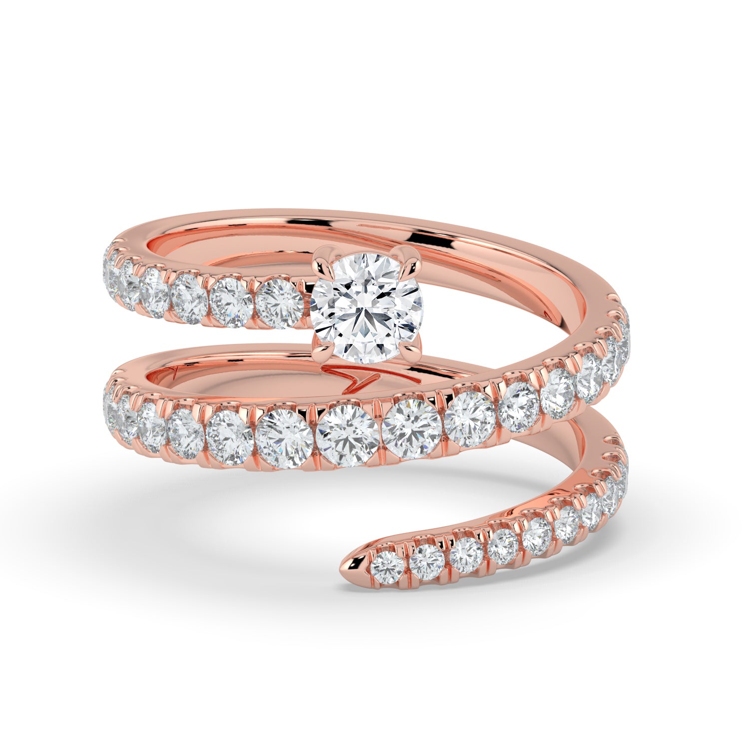 The Noa Ring - Diamond Wrap