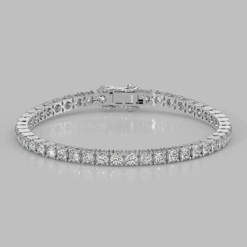 The Signature Tennis Bracelet – 360° Turntable View – The Jewel Concierge