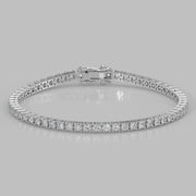 The Signature Tennis Bracelet – 360° Turntable View – The Jewel Concierge