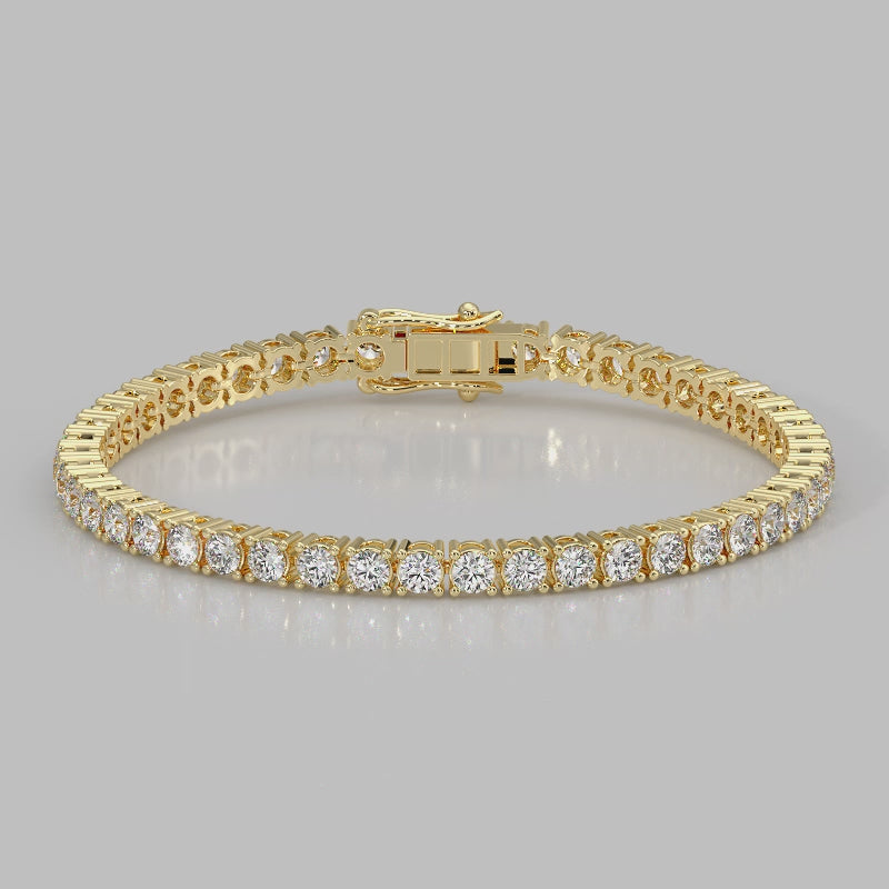 The Signature Tennis Bracelet – 360° Turntable View – The Jewel Concierge