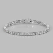 The Signature Tennis Bracelet – 360° Turntable View – The Jewel Concierge