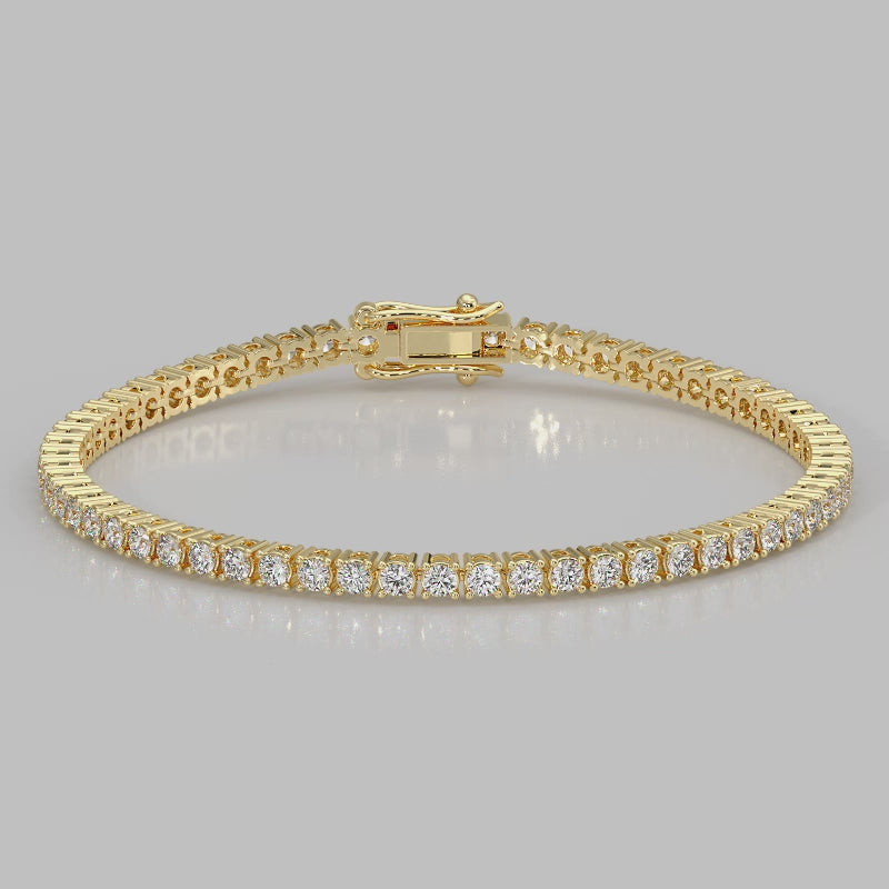 The Signature Tennis Bracelet – 360° Turntable View – The Jewel Concierge