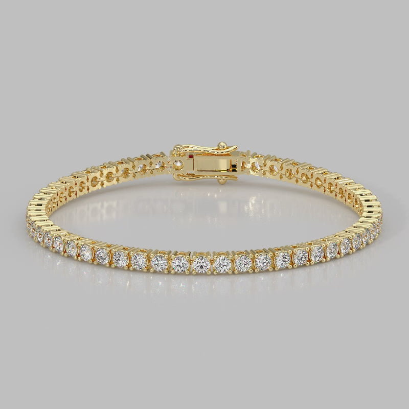 The Signature Tennis Bracelet – 360° Turntable View – The Jewel Concierge