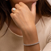 The Signature Tennis Bracelet — 9.00 CTW Lab-Grown Diamonds in Yellow Gold | The Jewel Concierge